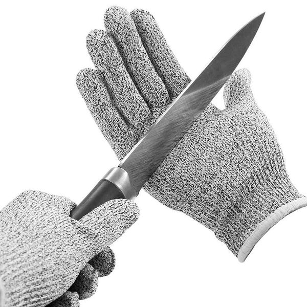 Anti-cutting resistant gloves for hand safety and protection. Anti-cutting resistant gloves for hand safety and protection.